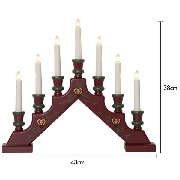 Medinė LED žvakidė „Sara“ - Image 4