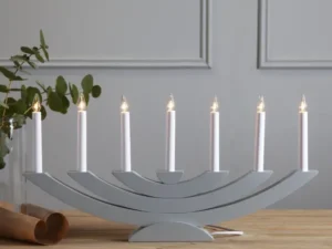 Medinė LED žvakidė „Navida"