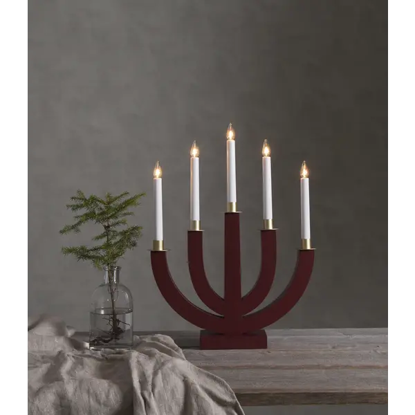Medinė LED žvakidė „Eli“ - Image 2