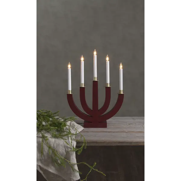 Medinė LED žvakidė „Eli“ - Image 3