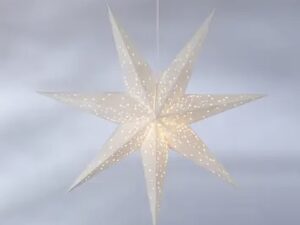 Popierinė žvaigždė su LED maitinimu „Galaxy“