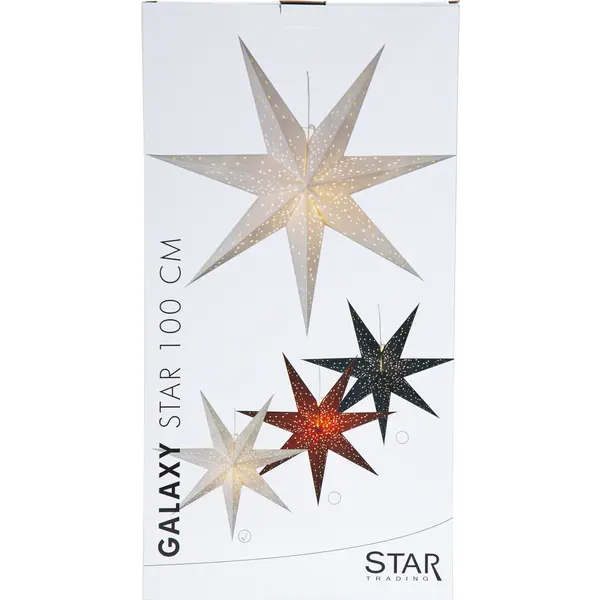 Popierinė žvaigždė su LED maitinimu „Galaxy“ - Image 4