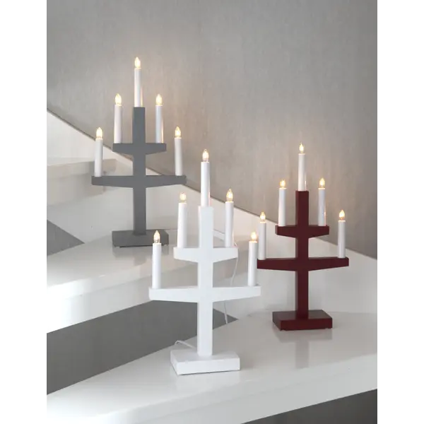 Medinė LED žvakidė „Trapp“ - Image 4