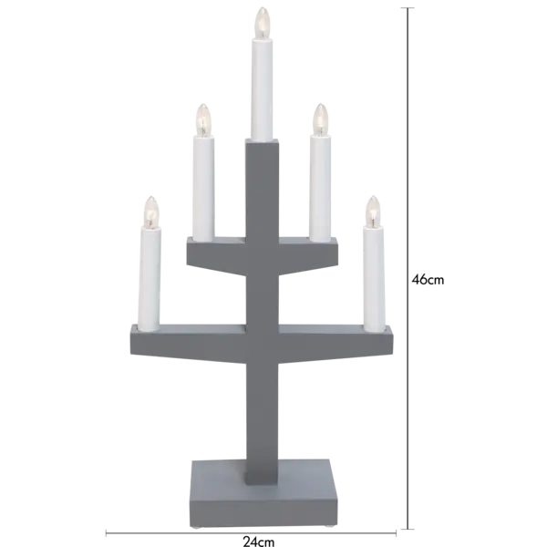 Medinė LED žvakidė „Trapp“ - Image 6
