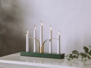 Medinė LED žvakidė „Lilja“