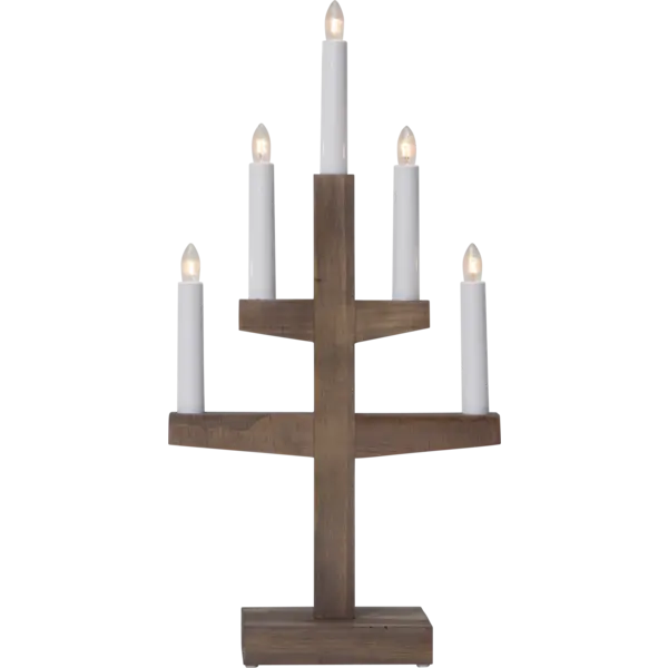 Medinė LED žvakidė „Trapp“ - Image 4