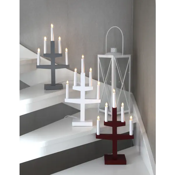 Medinė LED žvakidė „Trapp“ - Image 4