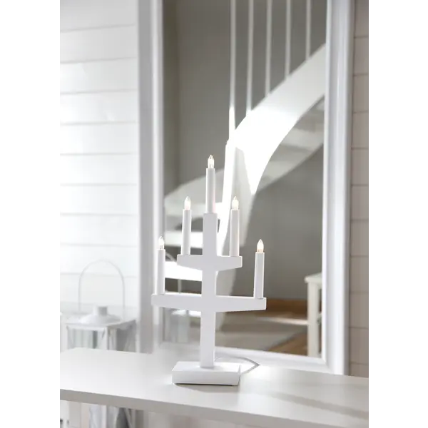 Medinė LED žvakidė „Trapp“ - Image 3
