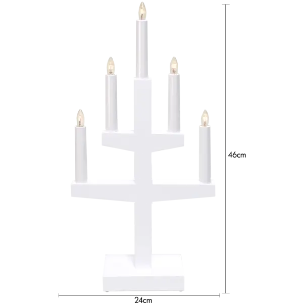 Medinė LED žvakidė „Trapp“ - Image 7