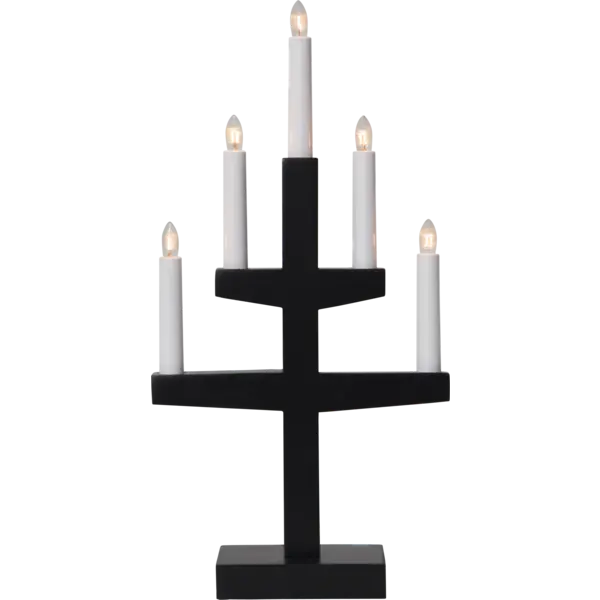Medinė LED žvakidė „Trapp“ - Image 3