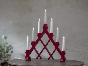Medinė LED žvakidė „Rut“