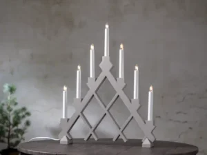Medinė LED žvakidė „Rut“