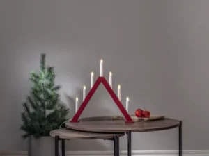 Medinė LED žvakidė „Tyra“