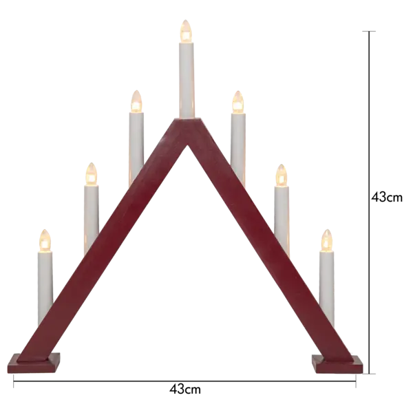 Medinė LED žvakidė „Tyra“ - Image 4