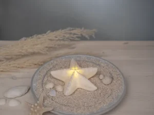 Porcelianine LED dekoracija „Seaside“