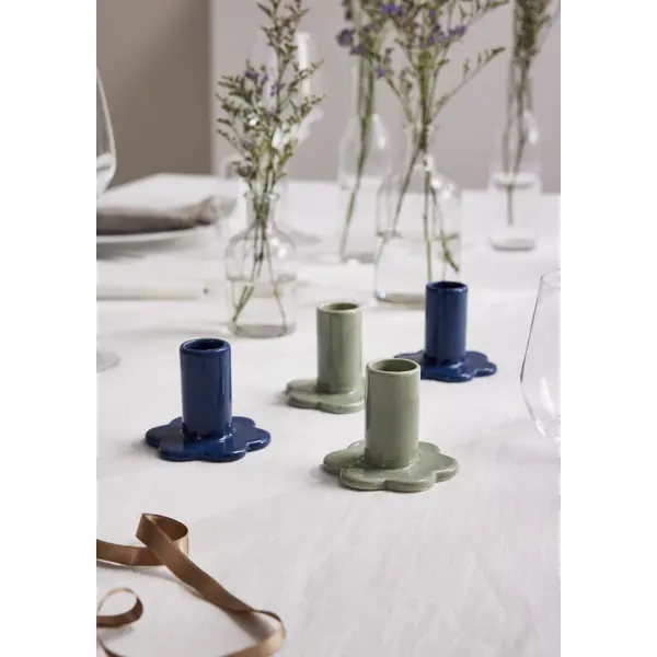 Porcelianinių žvakidžių komplektas „Bloom“ - Image 4