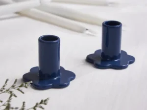 Porcelianinių žvakidžių komplektas „Bloom“