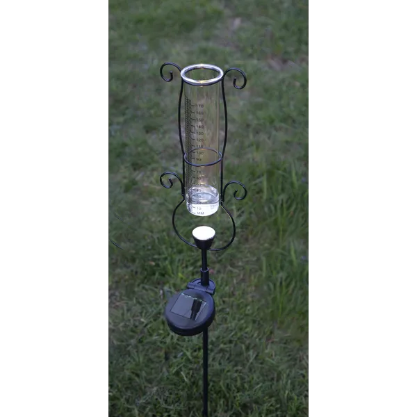 LED saulės žibintas su lietaus matuokliu „Pluvio“ - Image 5