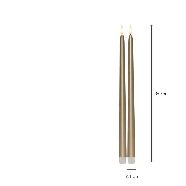 LED žvakių komplektas „Flamme Metal“ - Image 8