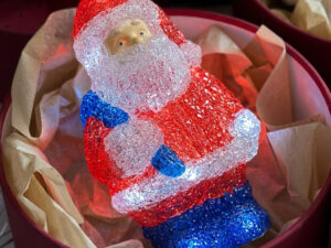 Akrilinė LED dekoracija „Claus“