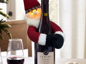 Butelio dekoracija „Hugger Santa“