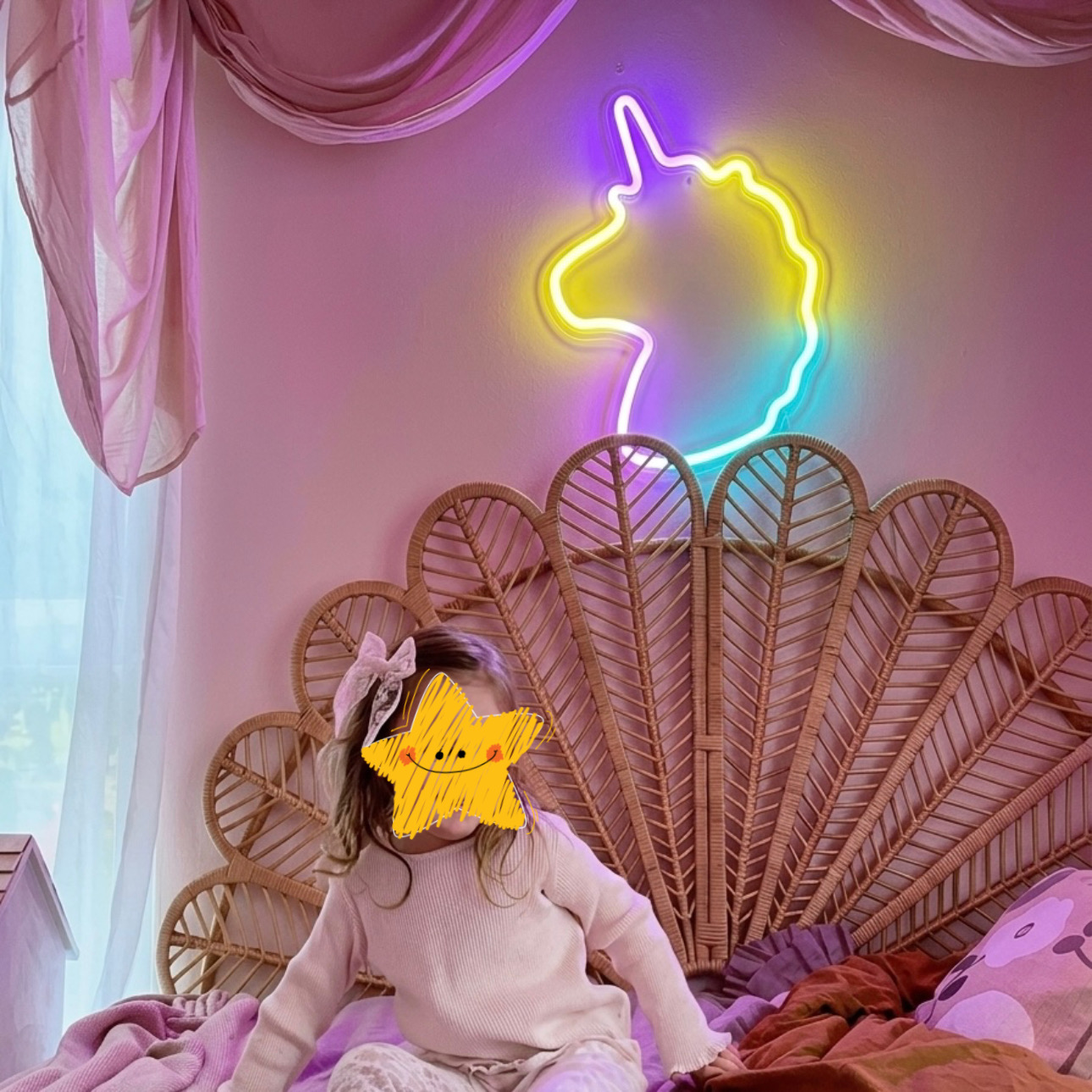 LED neoninis ženklas „Unicorn“