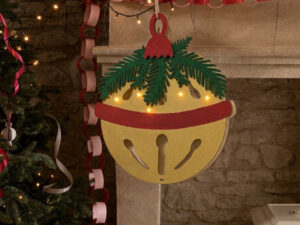 Medinė Kalėdinė dekoracija „Merry Bell“