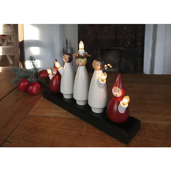 Medinė LED žvakidė „Luciakör“ - Image 7