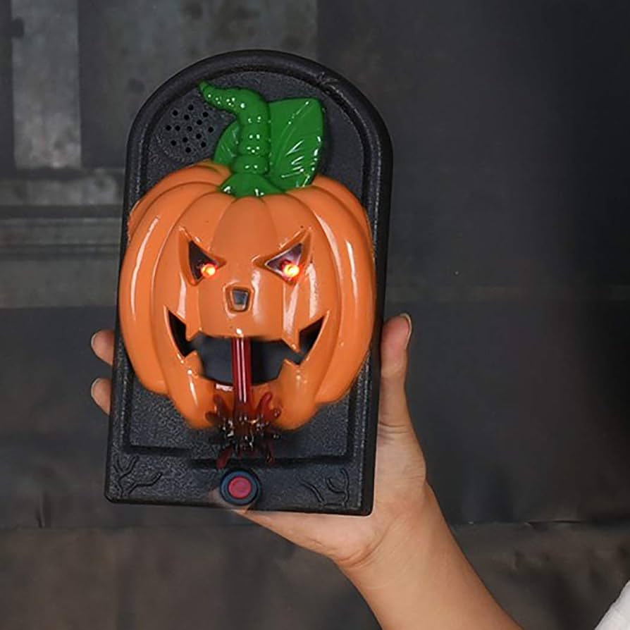 Interaktyvus Helovino durų skambutis „Pumpkin“ - Image 2