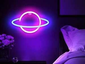 LED neoninis ženklas „Saturn“