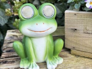 Dekoratyvinis sodo šviestuvas su saulės baterija „Froggy“