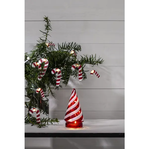 Kalėdinė stiklinė dekoracija „Candy Tree“ - Image 3
