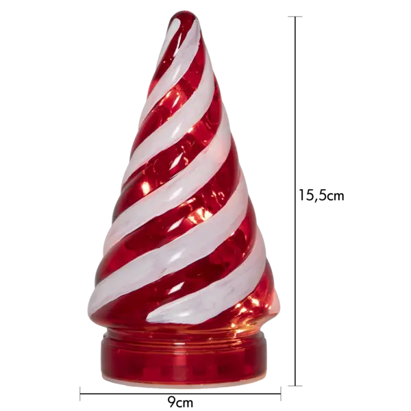 Kalėdinė stiklinė dekoracija „Candy Tree“ - Image 8