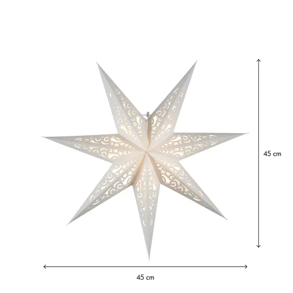 Popierinė žvaigždė „Lace“ - Image 4