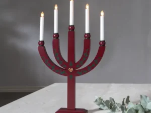 Medinė LED žvakidė „Elias Tradition“