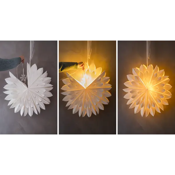 LED apšvietimas popierinėms žvaigždėms „Lighty“ - Image 5