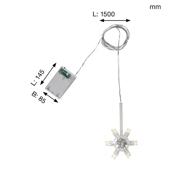LED apšvietimas popierinėms žvaigždėms „Lighty“ - Image 8
