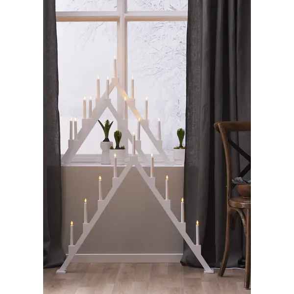 Medinė LED žvakidė „Torpa“ - Image 3