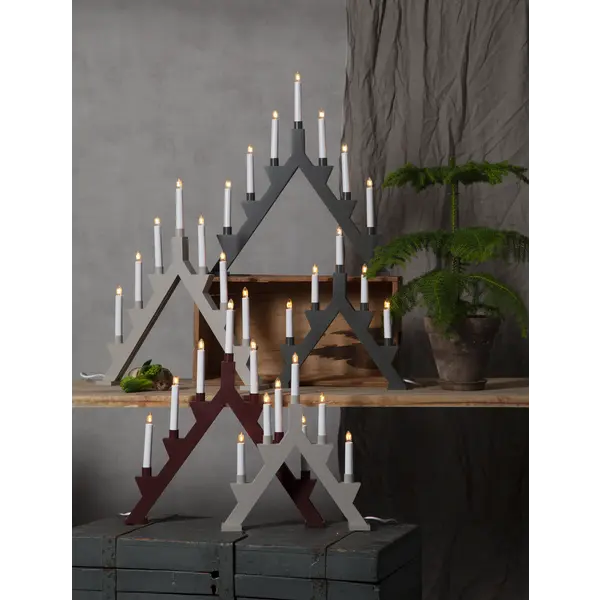 Medinė LED žvakidė „Zack“ - Image 4