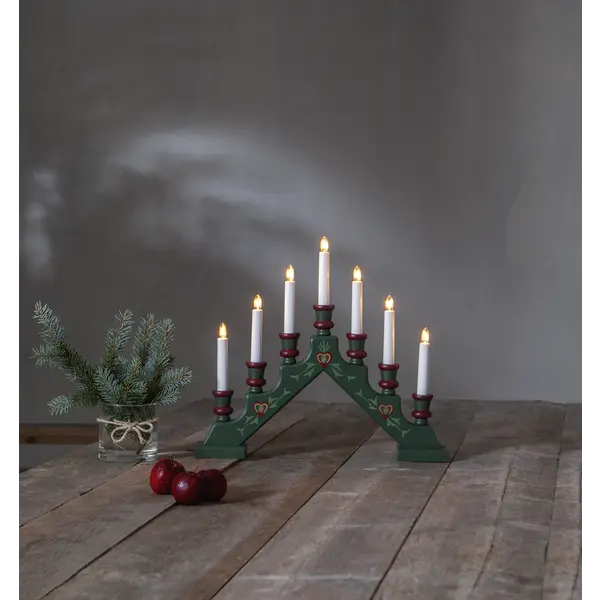 Medinė LED žvakidė „Sara“ - Image 2