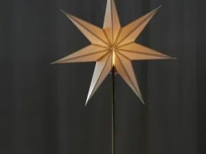 Popierinė žvaigždė su metaline koja „Nicolas“