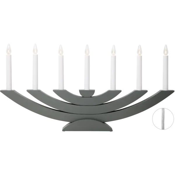 Medinė LED žvakidė „Navida" - Image 4