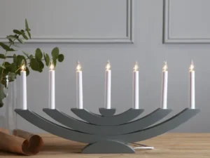 Medinė LED žvakidė „Navida"