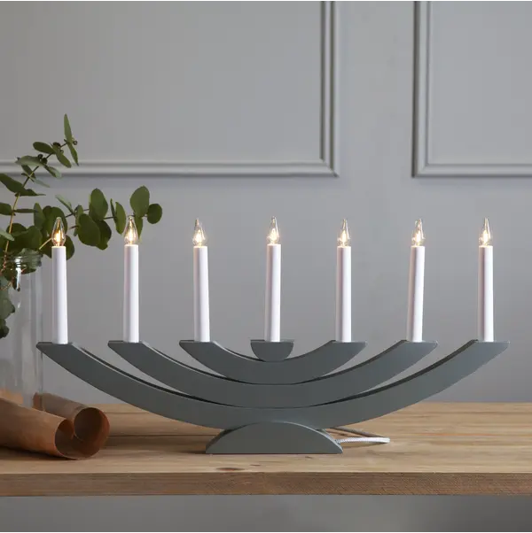 Medinė LED žvakidė „Navida"