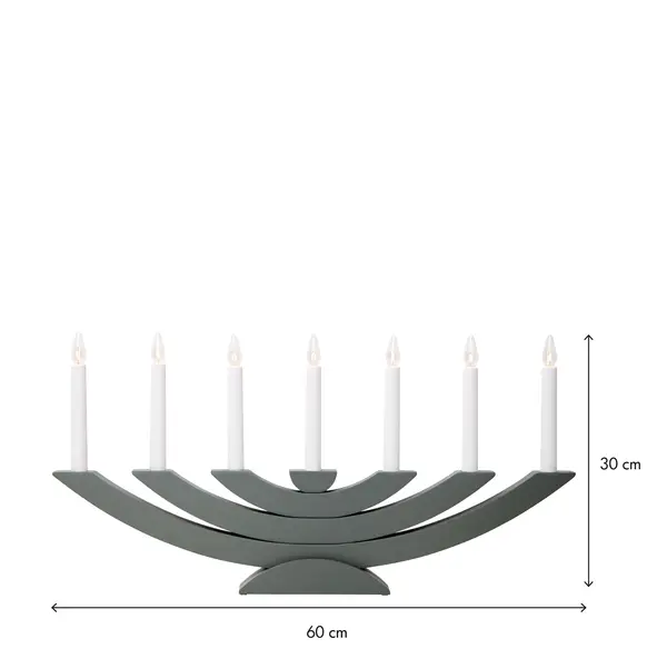 Medinė LED žvakidė „Navida" - Image 5