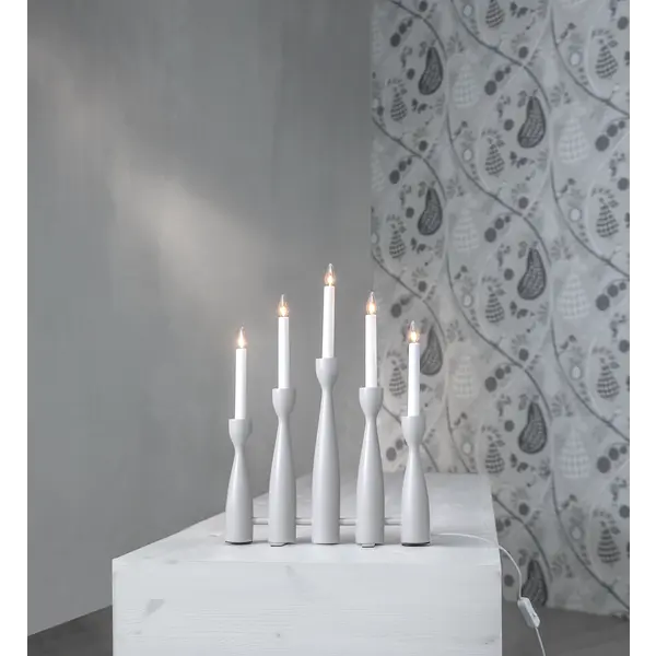 Medinė LED žvakidė „Midja“ - Image 2