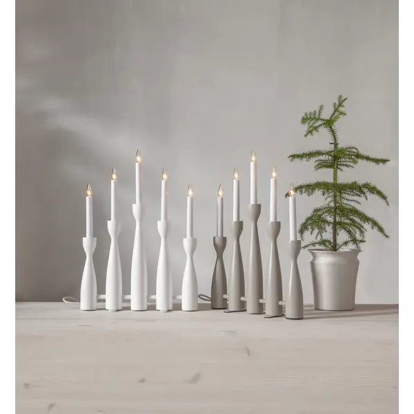 Medinė LED žvakidė „Midja“ - Image 3