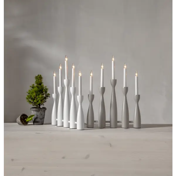 Medinė LED žvakidė „Midja“ - Image 4