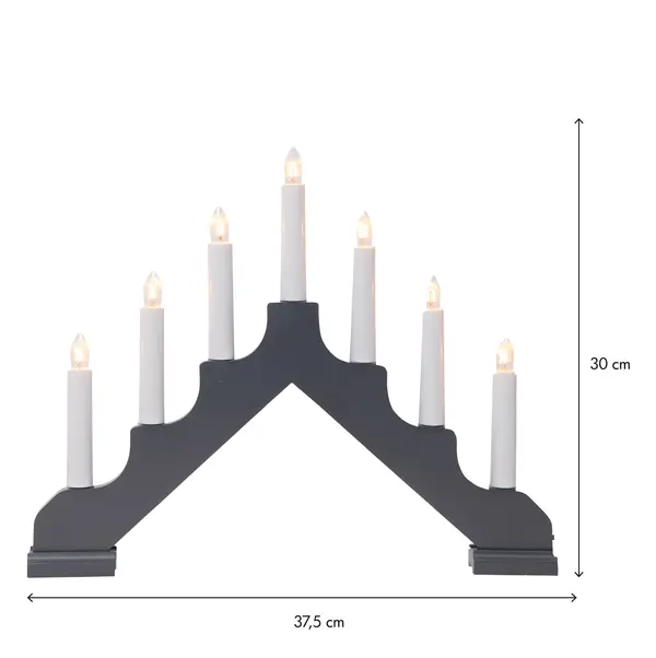 Medinė LED žvakidė „Ada“ - Image 4