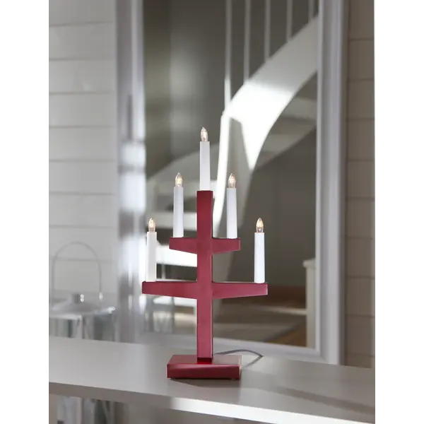 Medinė LED žvakidė „Trapp“ - Image 3